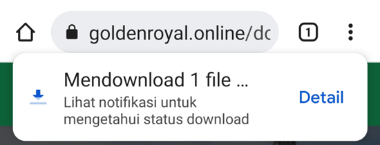 Download sedang berlangsung